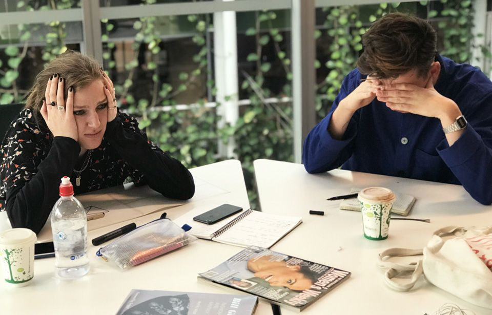 Students struggling with stress and schoolwork